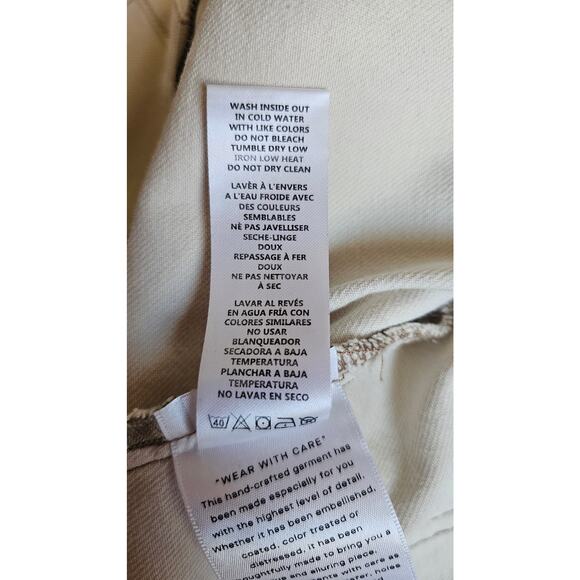 Good American Jumpsuit Fit for Success Palazzo Jumpsuit in Bone, Womens Sz 3 NEW - Picture 12 of 12